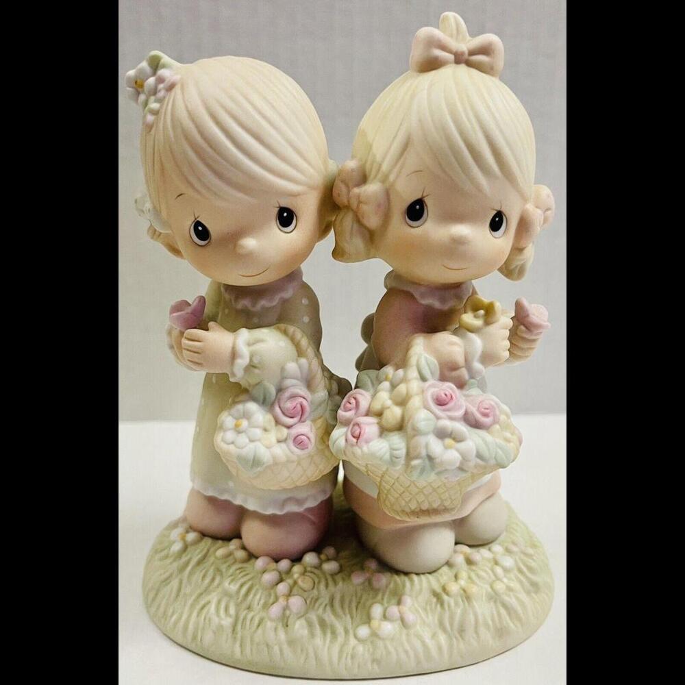 Vintage Precious Moments, “TO MY FOREVER FRIEND” (#100072) - 1985, PorcelainFig.